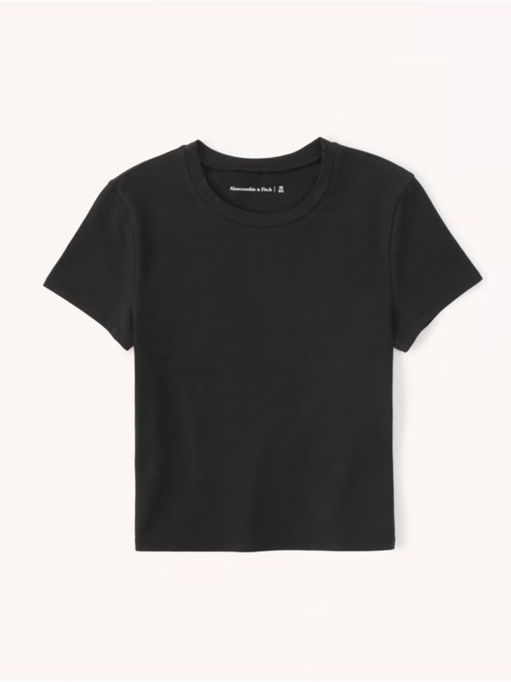 Abercrombie & Fitch Women’s Essential Baby Tee in Black